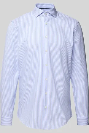 Jake*s Slim Fit Business-Hemd mit Knopfleiste in , Größe 37/38