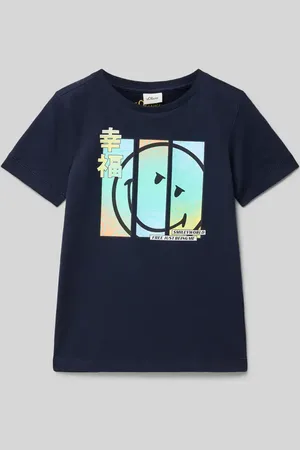 QS by s.Oliver Regular Fit T-Shirt aus reiner Baumwolle in , Größe 140