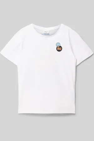 QS by s.Oliver Regular Fit T-Shirt mit SMILEYWORLD®-Print in , Größe 134