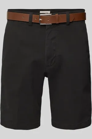 JACK & JONES Regular Fit Chino-Shorts mit Gürtel Modell 