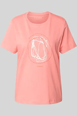 TOM TAILOR Regular Fit T-Shirt aus reiner Baumwolle in , Größe L