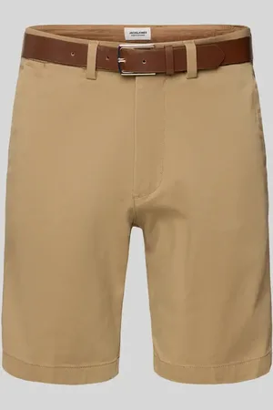 JACK & JONES Regular Fit Chino-Shorts mit Gürtel Modell 