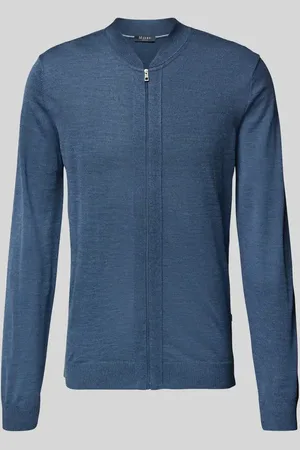 Maerz Strickjacke aus Schurwolle mit Reißverschluss in , Größe 48