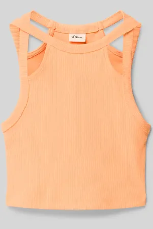QS by s.Oliver Slim Fit Tank Top mit Cut Outs in , Größe 146