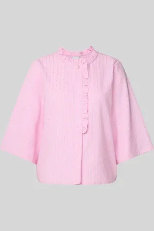 Ichi Regular Fit Bluse mit Rüschen Modell 