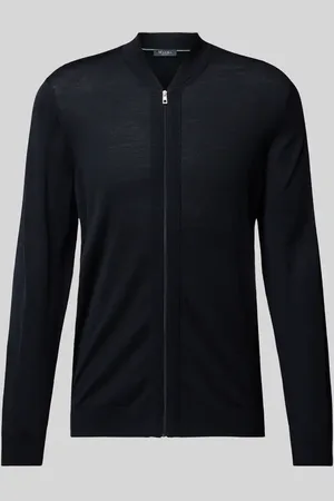 Maerz Strickjacke aus Schurwolle mit Reißverschluss in , Größe 48