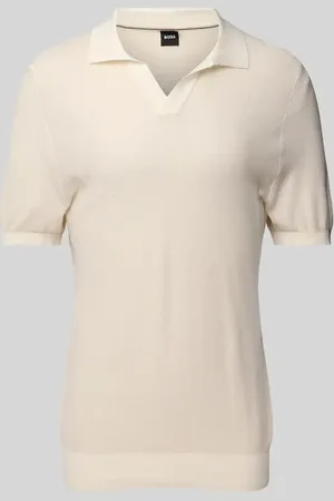 HUGO BOSS Poloshirt mit V-Ausschnitt Modell 