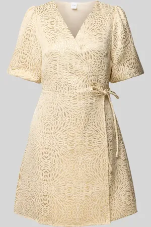 Y.A.S Wickelkleid mit Puffärmeln Modell 