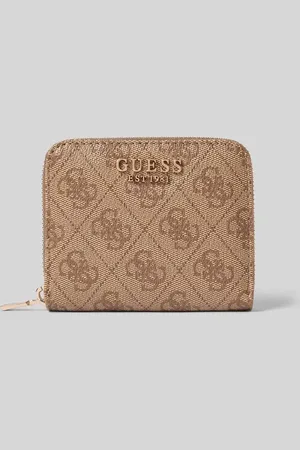 Guess Portemonnaie mit Logo-Applikation Modell 