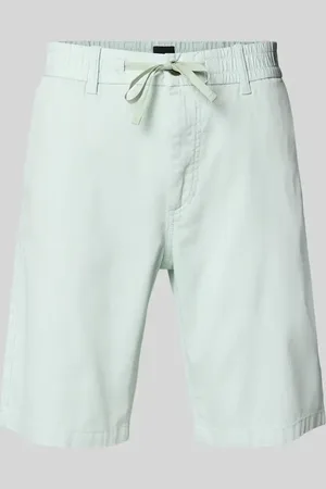 HUGO BOSS Tapered Fit Bermudas mit elastischem Bund Modell 