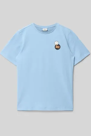 QS by s.Oliver Regular Fit T-Shirt mit SMILEYWORLD®-Print in , Größe 146
