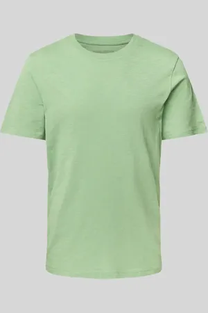 McNeal T-Shirt mit geripptem Rundhalsausschnitt in , Größe L