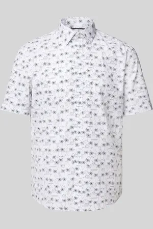 Jake*s Slim Fit Business-Hemd mit Knopfleiste in , Größe L