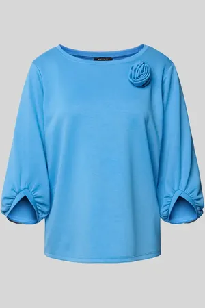 More & More Sweatshirt mit Lochstickerei in , Größe 34
