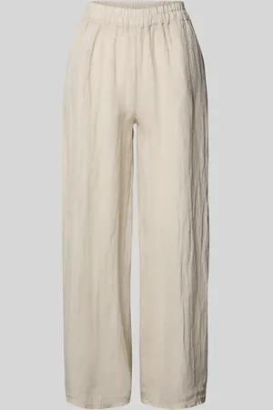 Zabaione Leinenhose mit Eingrifftaschen in , Größe L