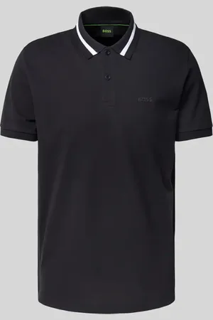 HUGO BOSS Regular Fit Poloshirt mit Label-Print Modell 