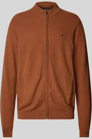 Fynch-Hatton Regular Fit Strickjacke mit Reißverschluss in , Größe XXL