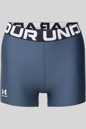 Under Armour Super Skinny Fit Shorts mit Label-Bund in , Größe L