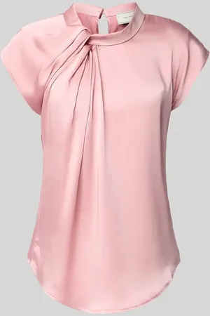 Neo Noir Blusenshirt aus Satin mit Knotendetail Modell 