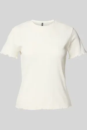 Pieces® Regular Fit T-Shirt aus Baumwoll-Mix Modell 