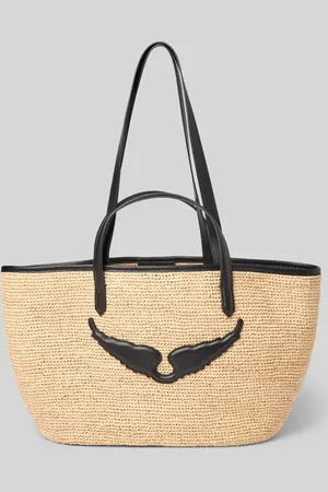 Zadig & Voltaire Handtasche mit Leder-Badges Modell 