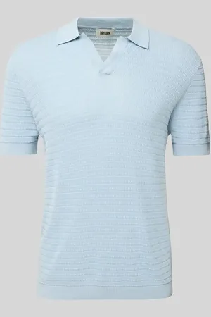 Drykorn Regular Fit Poloshirt mit V-Ausschnitt Modell 