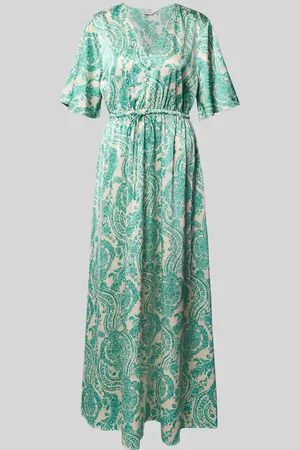 B YOUNG Maxikleid mit V-Ausschnitt Modell 