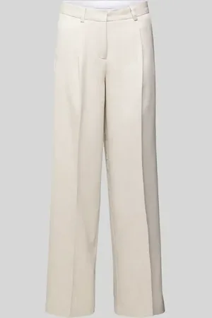 Milano Straight Leg Stoffhose mit Bundfalten in , Größe 38