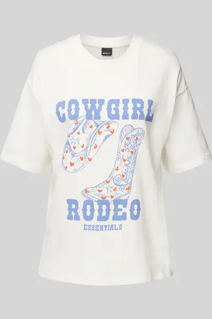 Gina Tricot Oversized T-Shirt mit Motiv-Print in , Größe L