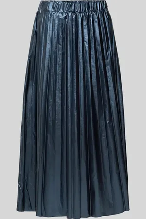 Smith and Soul Midirock im Metallic-Look mit Plisseefalten in , Größe L