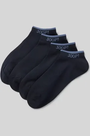 JOOP! Sneakersocken mit Label-Detail im 4er-Pack in , Größe 39-42