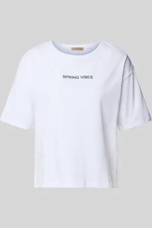 Smith and Soul Boxy Fit T-Shirt mit Stitching und Rundhalsausschnitt in , Größe L