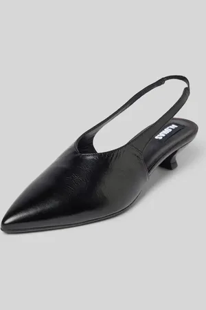 ALOHAS Pumps aus Leder mit elastischem Riemen Modell 