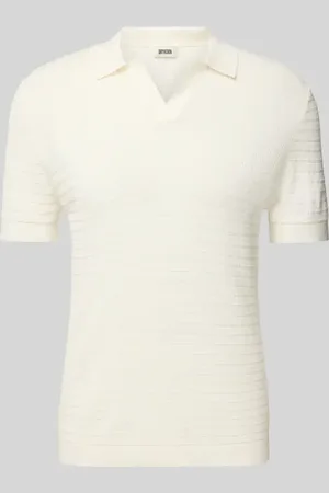 Drykorn Regular Fit Poloshirt mit V-Ausschnitt Modell 