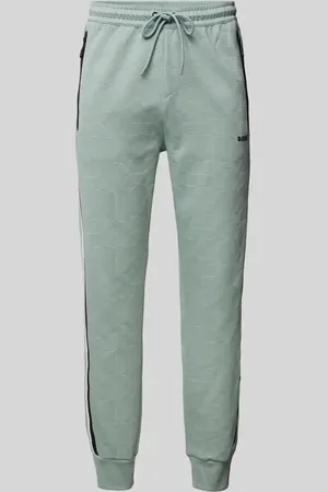 HUGO BOSS Slim Fit Sweatpants mit Strukturmuster Modell 