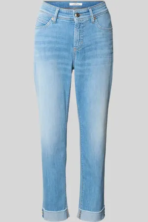 Cambio Slim Fit Jeans mit verkürzter Beinlänge Modell 