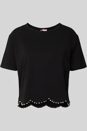 Liu Jo T-Shirt mit Ziersteinbesatz in , Größe L
