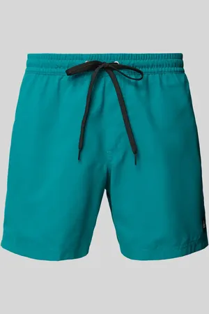 Quiksilver Badehose mit Label-Detail und elastischem Bund in , Größe L