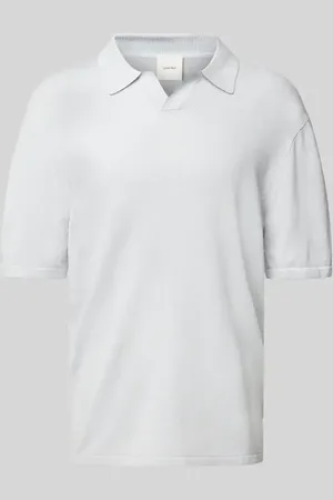 Calvin Klein Poloshirt mit V-Ausschnitt in , Größe L