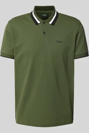 HUGO BOSS Regular Fit Poloshirt mit Label-Print Modell 