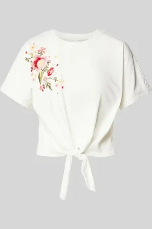 Y.A.S T-Shirt mit Bindedetail Modell 