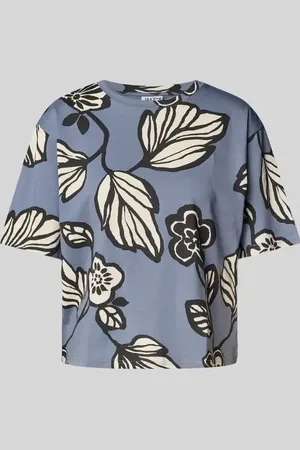 Jake*s T-Shirt mit geripptem Rundhalsausschnitt in , Größe L