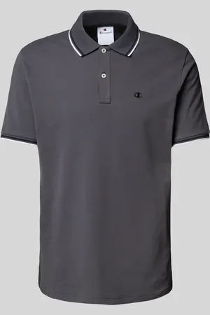 Champion Regular Fit Poloshirt mit Logo-Stitching in , Größe L