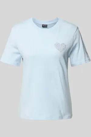 Pieces® Regular Fit T-Shirt aus reiner Baumwolle Modell 