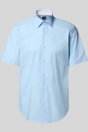 HUGO BOSS Regular Fit Business-Hemd mit 1/2-Arm Modell 
