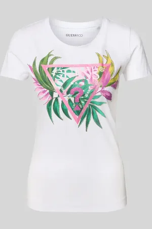 Guess T-Shirt mit Label-Print in , Größe L