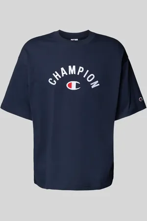 Champion Relaxed Fit T-Shirt mit Label-Stitching in , Größe L