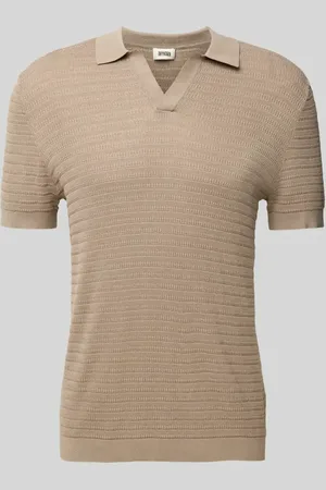 Drykorn Regular Fit Poloshirt mit V-Ausschnitt Modell 