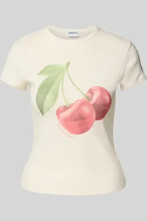 Jake*s T-Shirt mit Motiv-Print in , Größe L