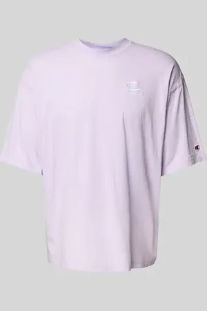 Champion Relaxed Fit T-Shirt mit Label-Stitching in , Größe L
